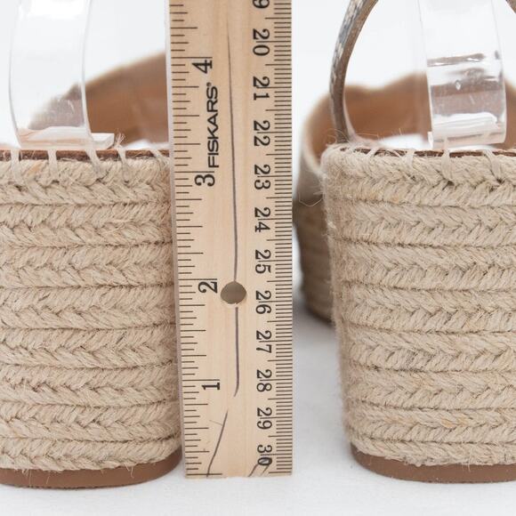 Dolce Vita Lesly Wedge Espadrille Platform Sandals Size 8.5 - Picture 5 of 12